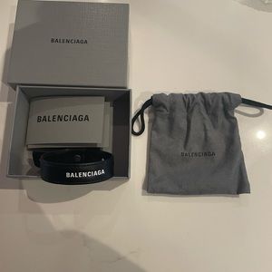 BALENCIAGA LEATHER BRACELET